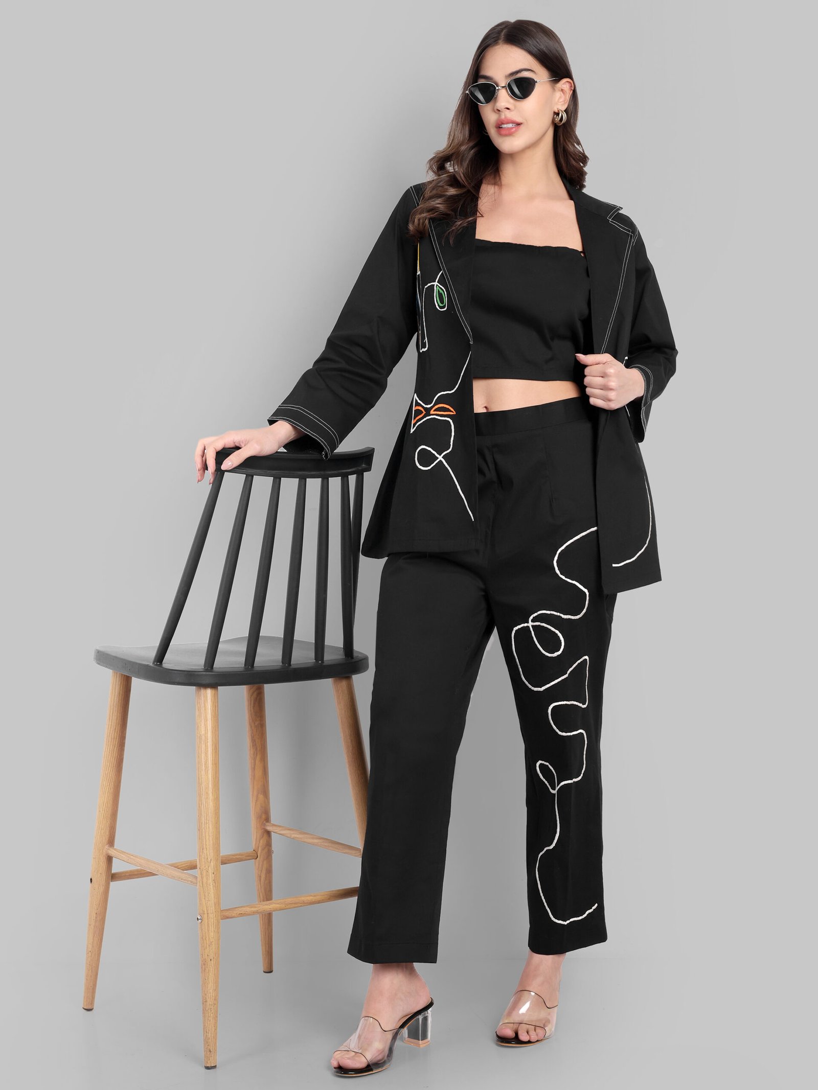 Openwork Knit Cotton Top