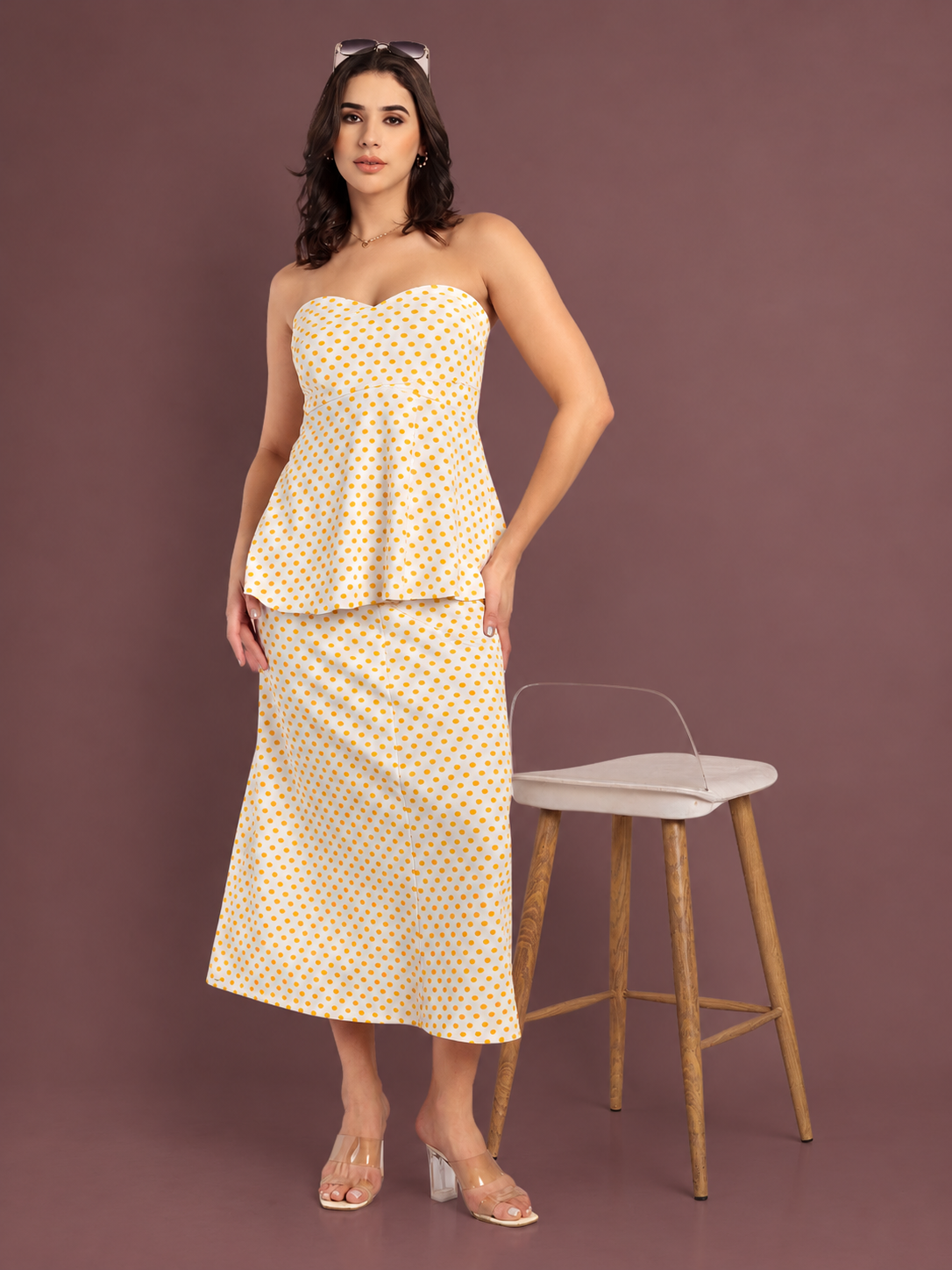 Sunshine Polka Dot Set